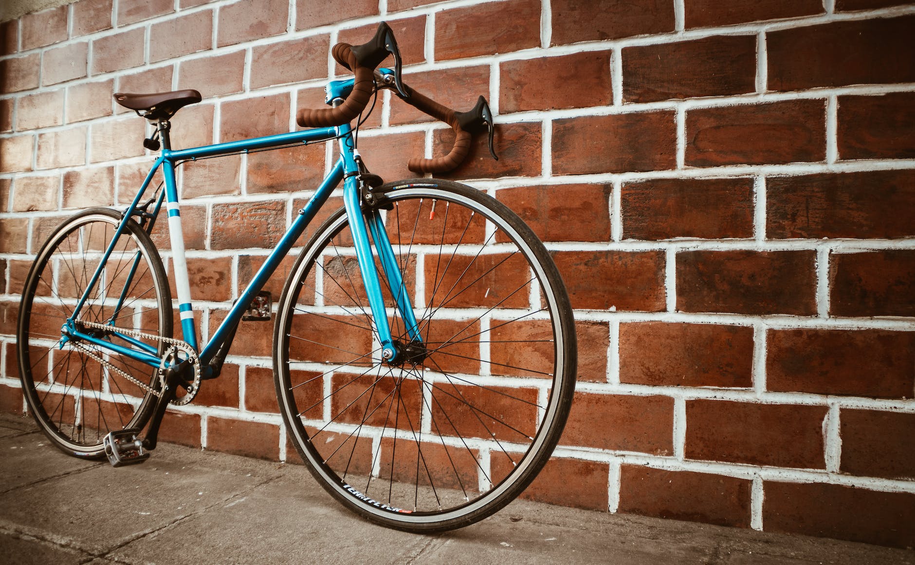 blue road bike