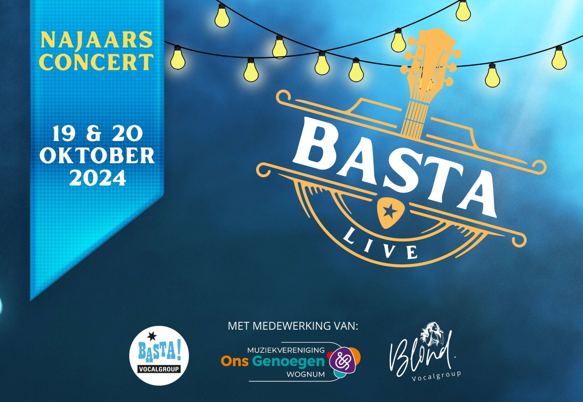 BASTA LIVE: Meesterwerken en moderne klassiekers door Vocalgroup en orkest