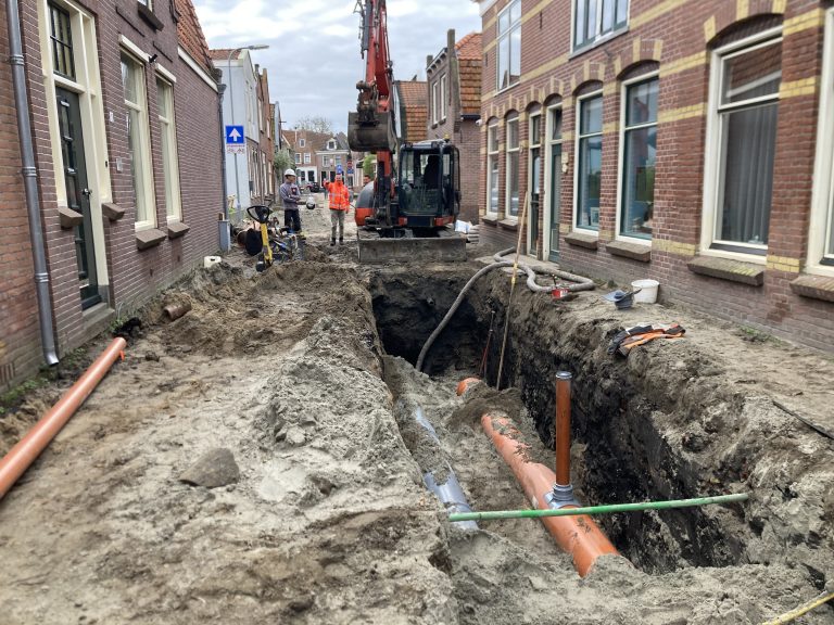 Werkzaamheden Westerstraat-Pauluspotterstraat Enkhuizen tijdelijk stilgelegd