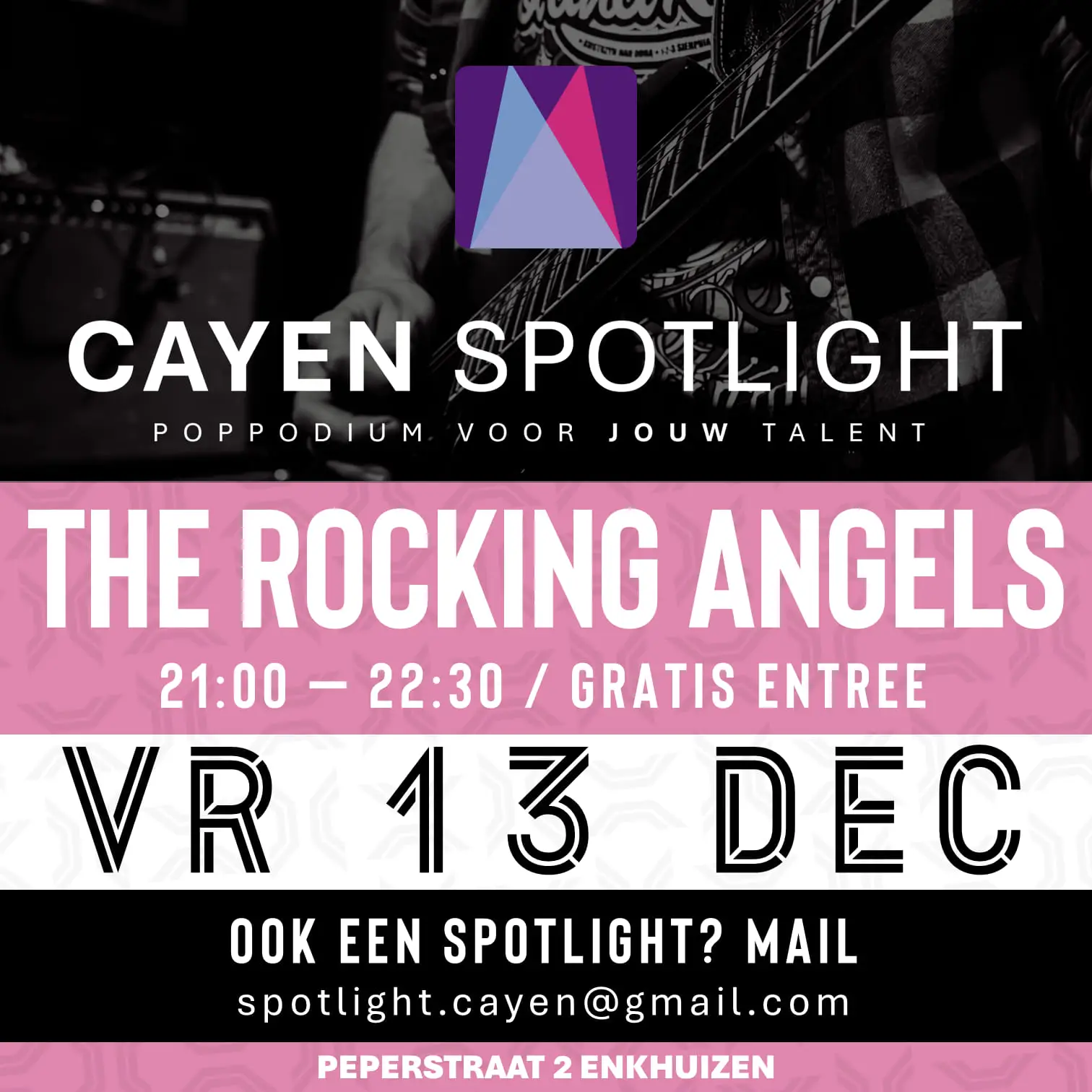 Cayen Spotlight met The Rocking Angels